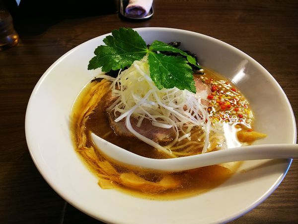 「生姜白醤油そば」@花笑み中華そば かれんの写真