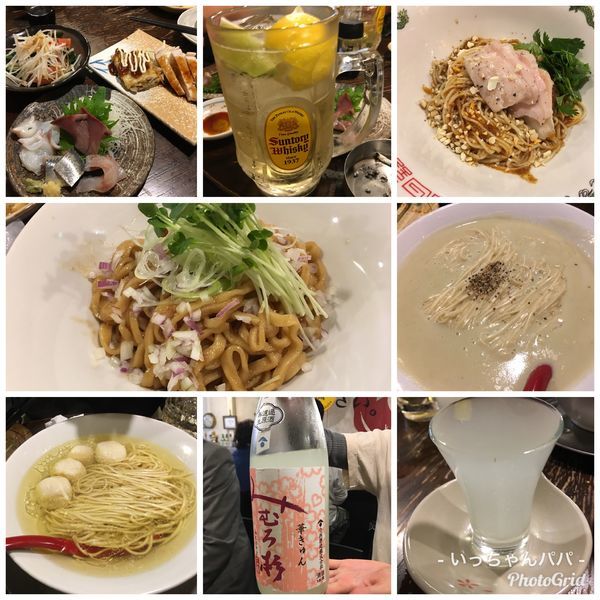 「牡蠣のクリーミーベジそば 他」@立ち呑み居酒屋 金町製麺の写真