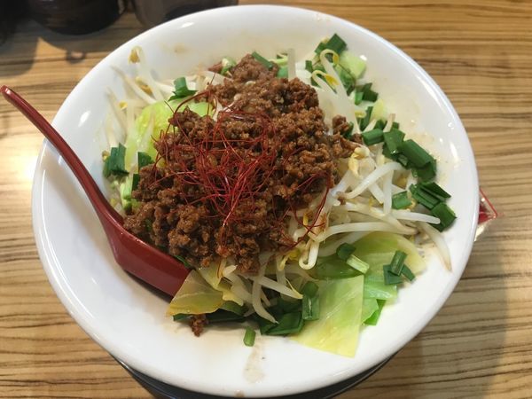 「汁なし台湾」@濃厚豚骨ラーメン専門 濃厚軍団 山之手店の写真