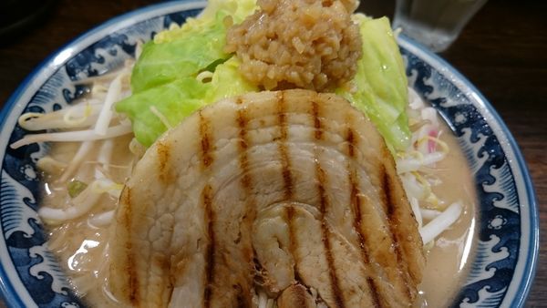 「ドカ盛り野菜ラーメン」@麺屋 武士道 都立大学店の写真