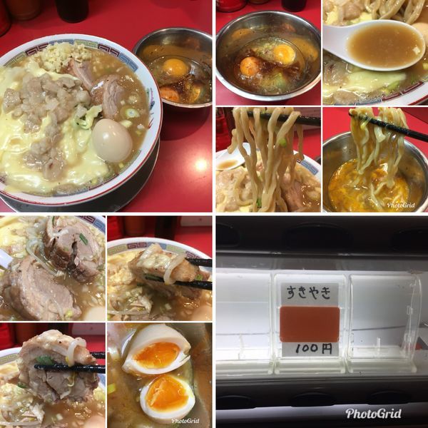 「ラーメン¥780+チーズトリプル¥80×3+すきやき¥100」@ジャンプの写真