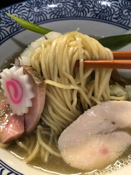 「煮干しそば (750円) +和え玉(200円)」@中華そば いづるの写真