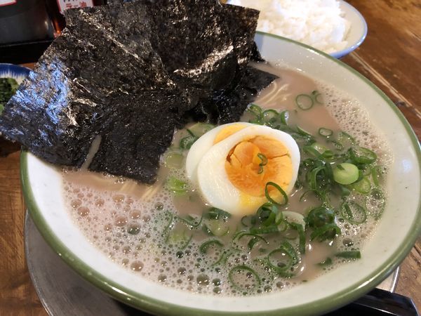 「のりネギラーメン」@大砲ラーメン 合川店の写真