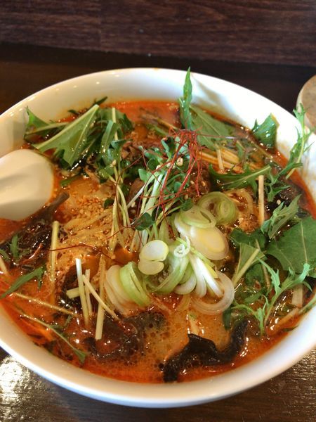 「104畑沢担々麺¥750 辛味噌¥100」@じゃらしの写真