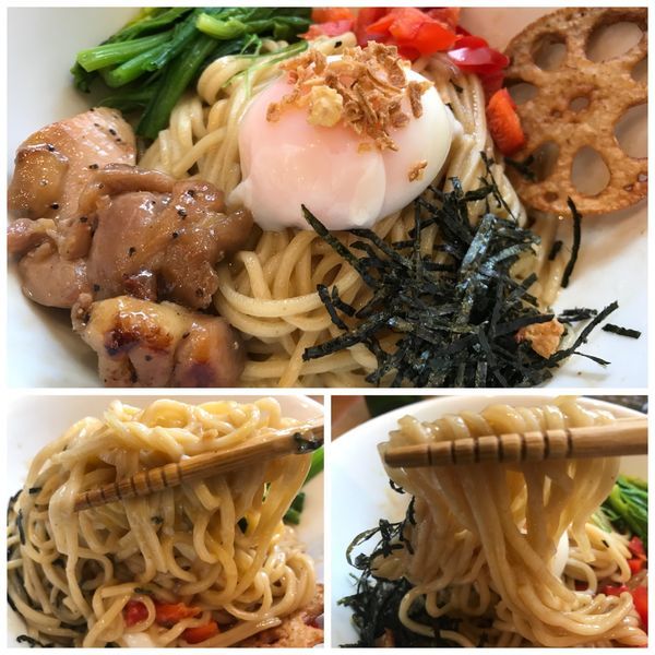 「【気まぐれ限定】油SOBA 790円」@麺屋 Hulu-luの写真