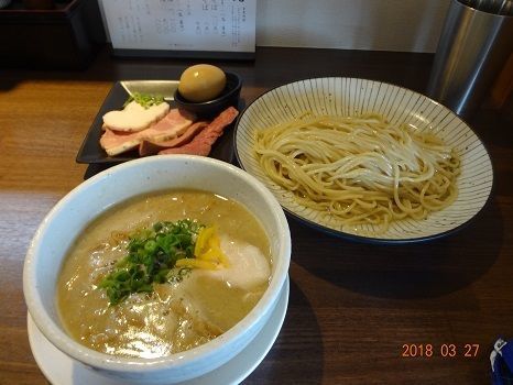 「特製濃厚つけそば」@麺道 麒麟児の写真