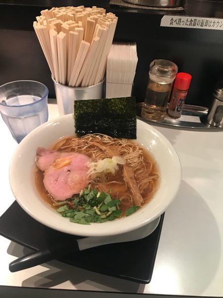 「鴨と🐚そば 醤油」@SOBAHOUSE金色不如帰の写真