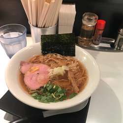 鴨と🐚そば 醤油