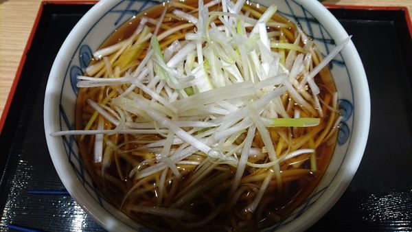 「白髪ねぎそば」@駅そば しらかみ庵の写真