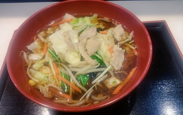 「野菜たっぷり中華そば」@ゆで太郎 関内羽衣町店の写真