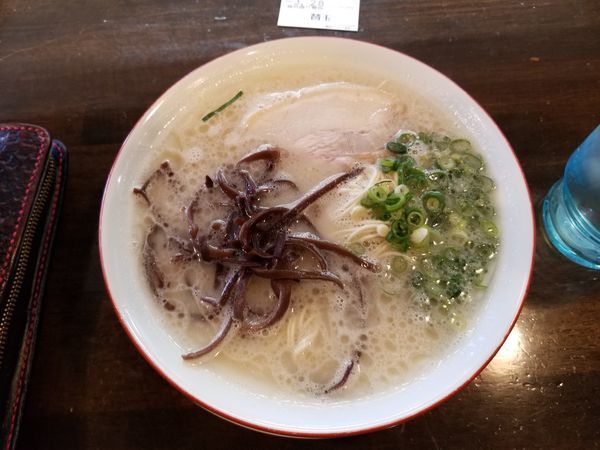 「長浜ラーメン(ランチ半チャーハン)」@長浜ラーメン 松吉の写真
