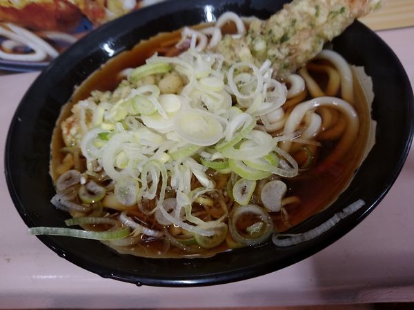 「ちくわ天うどん(並盛)390円」@そば・うどん 八起家 西口店の写真