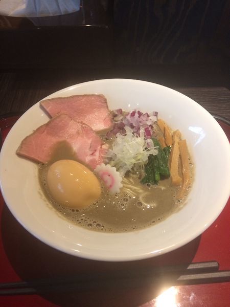 「濃厚煮干そば」@鶏そば なんきち 東京店の写真