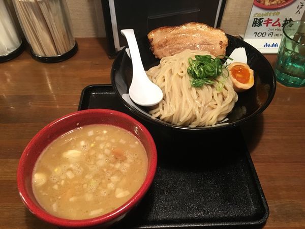 「3月限定 鶏白湯濃厚つけ麺」@麺賊喜三郎の写真