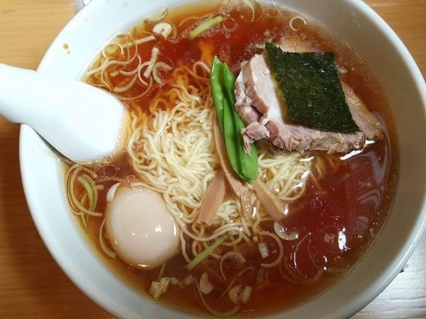 「ラーメン＋味付玉子」@東京ラーメン たいよう軒の写真