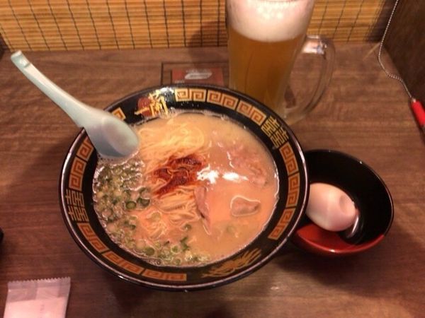 「ラーメン+ゆで卵」@一蘭 福岡空港店の写真