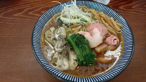 「【限定】カキ入り良温そば　1,000円」@良温(Ra-on)の写真