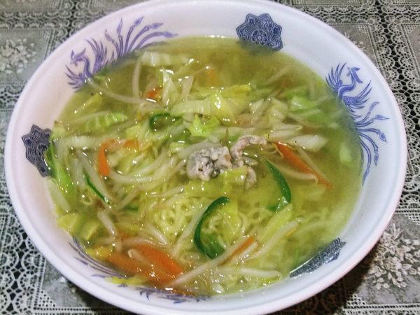 「タンメン（500円）」@香港レストランの写真