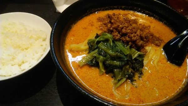 「地獄の担担麺 入門編（5辛） 800円」@地獄の担担麺 天竜 トツカーナモール店の写真