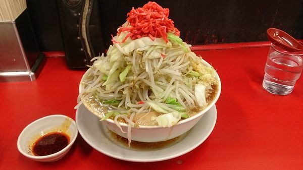 「ラーメン730円+ほぐし豚W100円」@豚男 -BUTAMEN-の写真
