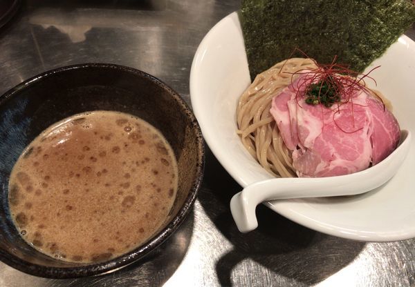 「濃厚 味噌アン肝つけ麺 ¥1000」@さんじの写真