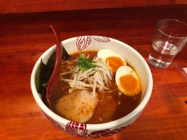 「特製赤いらーめん」@麺処 あす花の写真