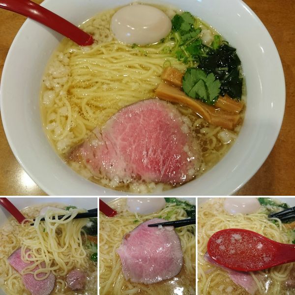 「味玉背脂のどぐろ煮干ラーメン  1000円」@麺屋 紅の写真
