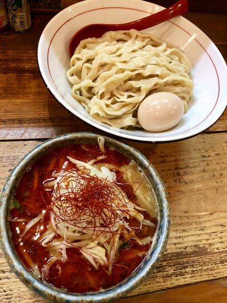 「辛味噌つけ麺 大 (300g) ￥850」@東京味噌らーめん 鶉の写真