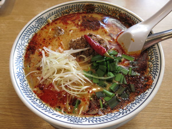 「麻辣担々麺（期間限定）：780円＋消費税＝842円」@丸源ラーメン 南流山店の写真