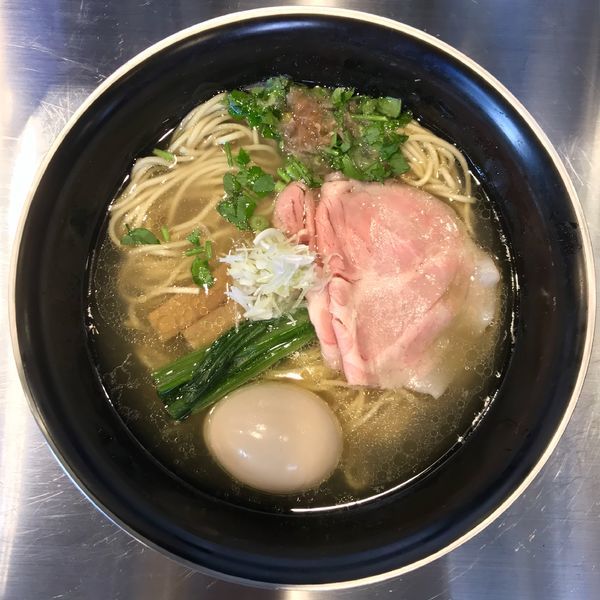 「味たま塩SOBA ¥850円」@塩SOBA クワトロ・バリエの写真