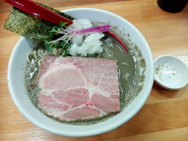 「煮干しラーメンセメント１番絞り」@めんや天夢の写真