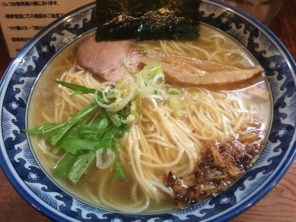 「塩  らあ麺」@めん処 樹の写真