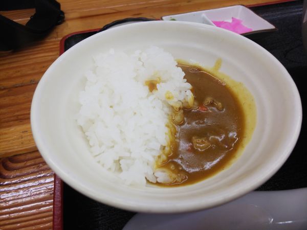 「ランチ100円カレー」@麺工房 幸村の写真