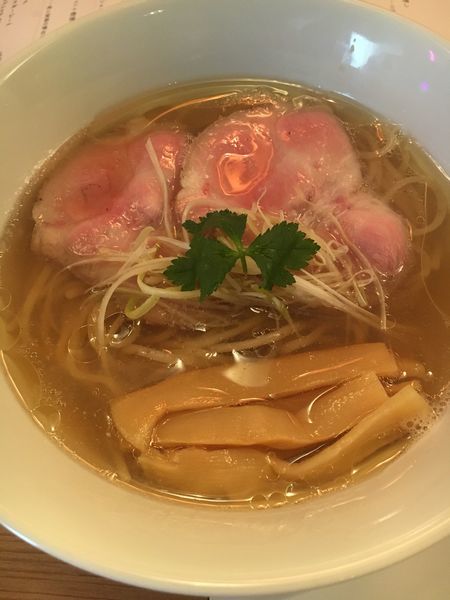 「Ｂセット（貝そば+チャーシュー丼）¥950」@田中の中華そばの写真