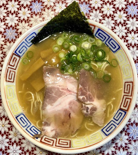 「大蒜白湯そば (730円)」@麺 虎右ヱ門の写真