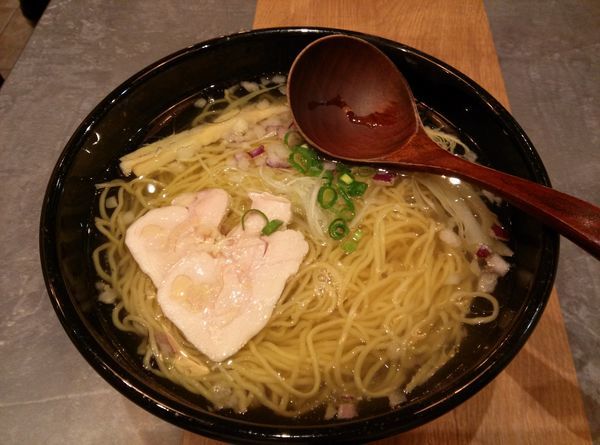 「名古屋コーチン塩らーめん大盛り」@なご家の写真