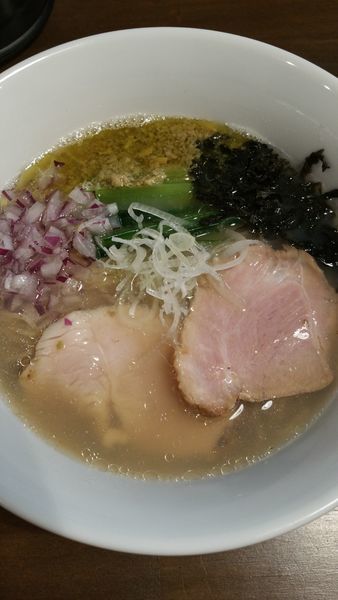 「貝節潮そば」@CLAM＆BONITO貝節麺RAIKの写真
