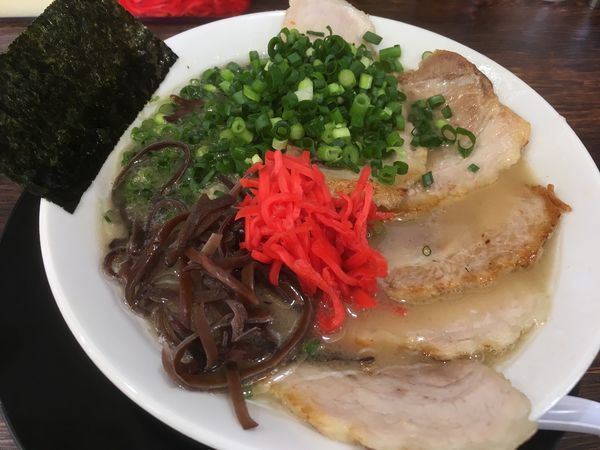 「ネギチャーシュー麺」@博多長浜らーめん 楓神の写真