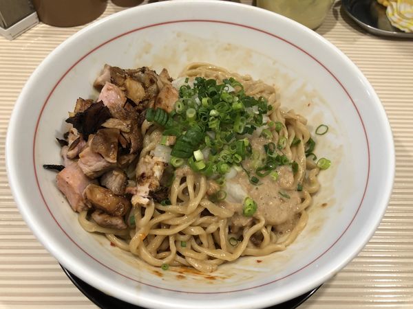 「【限定】スタミナなっとうまぜそば＋ライス」@ラーメン ポール亭の写真
