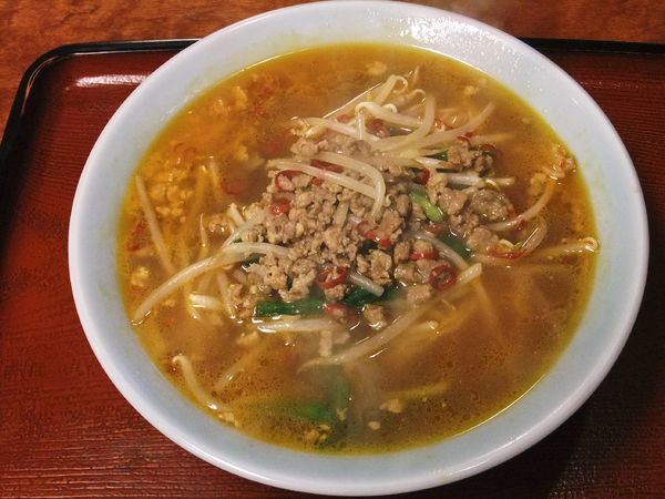 「台湾ラーメン（750円）」@赤のれんの写真