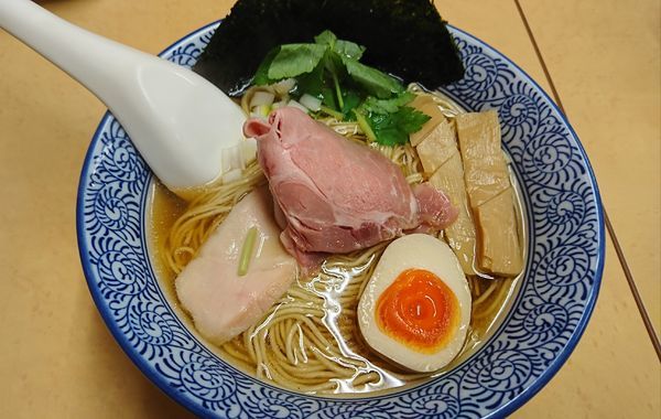 「煮干そば白醤油(690円)」@中華そば よしかわの写真