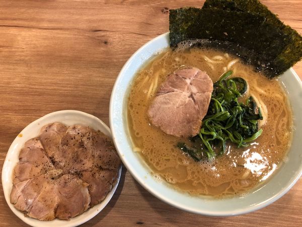 「チャーシュー麺並、硬め濃いめ」@元喜家 さくら店の写真