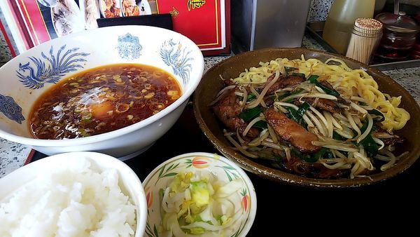 「スタミナつけ麺＋ライス」@大連 本店の写真
