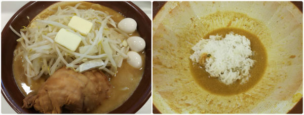 「【限定E】味噌カレー牛乳ラーメン(バター付)＋麺マシ×2」@ハイパーファットンの写真