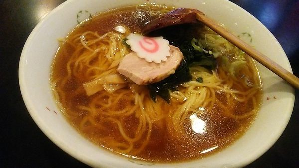 「半チャンラーメン（醤油） 810円」@天龍の写真