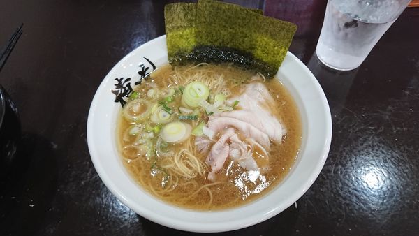 「豚骨醤油らーめん 690円 + 南の島豚丼（ミニ） 550円」@横道の写真