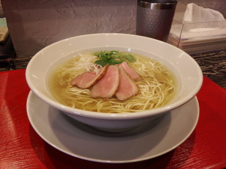 「鴨塩らーめん」@鴨だしらーめん 鴨福の写真