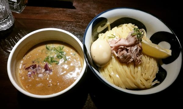 「純濃煮干つけ麺(中) 890円」@九十九里煮干つけ麺 志奈田の写真