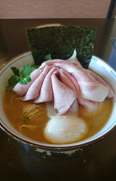 「特製金目鯛の白湯そば」@中華そば 四つ葉の写真