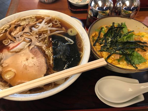 「ラーメンセット」@やぶそばの写真